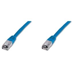 Digitus Patch Cable, FTP, CAT5E 10.0m 10m Blauw netwerkkabel