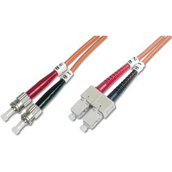 Digitus ST/SC, 10 m 10m ST SC Multi kleuren Glasvezel kabel
