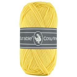 Durable Cosy Fine - acryl en katoen garen - bright yellow, geel 2180 - 5 bollen