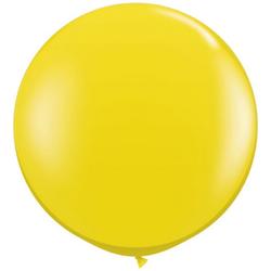 MEGA Topping ballon 90 cm Geel