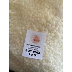 Soja was in korrels - 20 kg - Paper Bricks ®  soy wax voor kaarsen en melts - ecologische sojawas