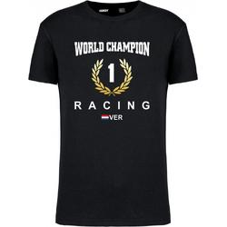 T-shirt kinderen krans World Champion 2022 | Max Verstappen / Red Bull Racing / Formule 1 Fan | Wereldkampioen | Zwart | maat 164