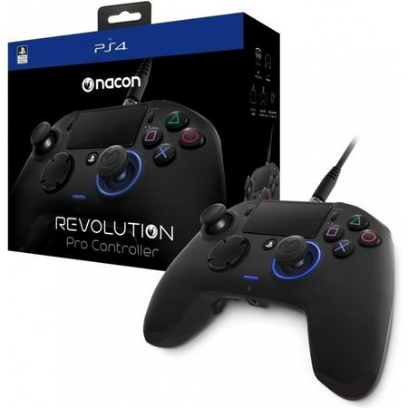 Nacon Revolution Pro Playstation 4 Wired Controller Black Ps4 Nacon Revolution Pro Playstation 4 Wired Controller Black Ps4