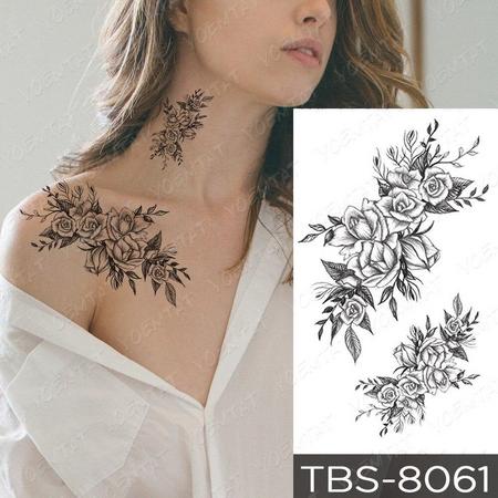 Tijdelijke Tattoo | tattoo |Bloemen Tatoeage | Tatoeages |Rozen -