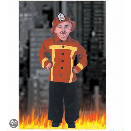 Brandweer - Kostuum - Maat 140