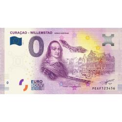 0 Euro biljet 2019 - Curaçao Willemstad LIMITED EDITION