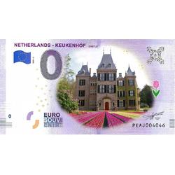 0 Euro biljet 2019 - Keukenhof Castle KLEUR