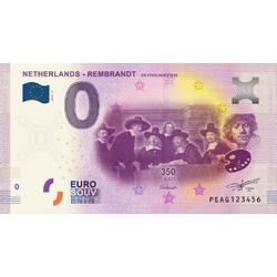 0 Euro biljet Nederland 2019 - Rembrandt De Staalmeesters LIMITED EDITION