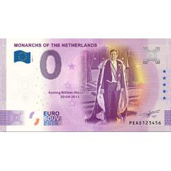 0 Euro biljet Nederland 2020 - Koning Willem-Alexander LIMITED EDITION