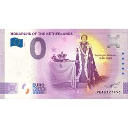 0 Euro biljet Nederland 2020 - Koningin Juliana LIMITED EDITION