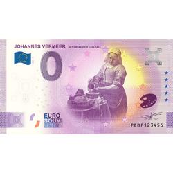 0 Euro biljet Nederland 2021 - Vermeer Het Melkmeisje LIMITED EDITION
