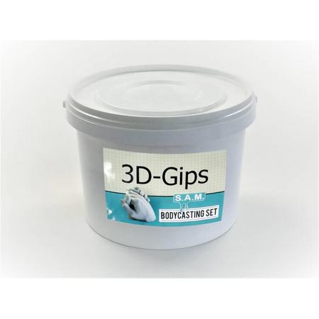 3D Gips - Porseleingips - Neutraal - 5000 gram - S.A.M. - 1 Stuk