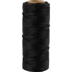 Bamboe , dikte 1 mm, 65 m, zwart