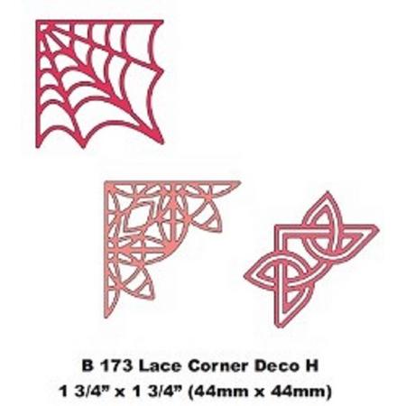 Cheery Lynn Design - Die - Lace Corner - Deco H - B173