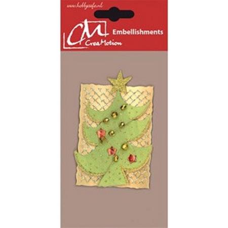 CreaMotion - Embellishment - Kerstboom: Groen - BST180499
