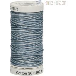 Gutermann - Sulky coton 30 - 4034 - blauw-donkerblauw
