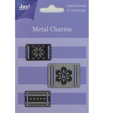 Joy! crafts - Metal Charms - Voor lint - 6350/0101