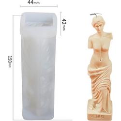 Kaars mal - Venus beeld - Griekse vrouw - Godin- lichaam - Siliconen mal- 3D vrouw figuur - DIY kaars maken - Kaarsen maken