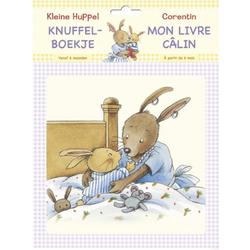 Kleine huppel - knuffelboekje met kaartje - babyboekje - welkom lief kleintje