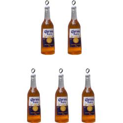 Moodadventures - sieraden maken - set 5 hangers Corona flesje - bedels