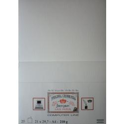 Original Crown Mill - Computer Line- 25 dubbele kaarten – wit