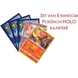 Pokemon kaarten bundel 5 glimmende kaarten! - Pokemon bundel 5 holo kaarten!