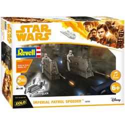 Revell Star Wars Han Solo Imperial Patrol Speeder Afmeting verpakking: 29,5 x 21,5 x 7 cm