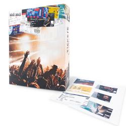 SAFE Entreekaartjes verzamelalbum met print - incl. 20 insteekbladen voor maximaal 120 tickets