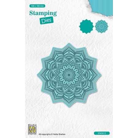 STAD013 Snijmal Nellie Snellen - Stamping Die mandala - stempel & snijmal mandalas