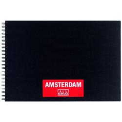 Schetsboek - Tekenboek - Met ringband - Zwart - A3 - 250 grams  - Amsterdam