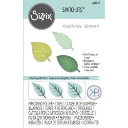 Sizzix Embossing Folder - Switchlits - Spring leaves