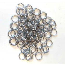 Split ringen - 12mm – Zilver – 100 Stuks Value Pack