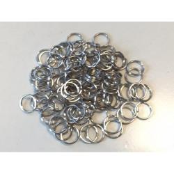 Split ringen - 15mm – Zilver – 100 Stuks Value Pack