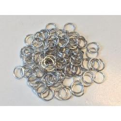 Split ringen - 18mm – Zilver – 100 Stuks Value Pack