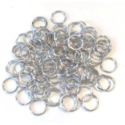 Split ringen - 20mm – Zilver – 100 Stuks Value Pack