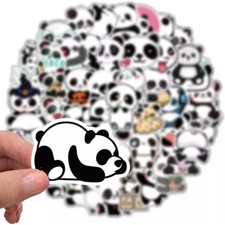 Sticker - Panda stickers 50 STUKS - panda vibe - Stickers voor laptop - schriften - hoesjes - decoratiestickers - animal stickers - 50 STUKS