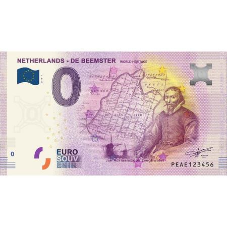 0 Euro Biljet 2019 - De Beemster