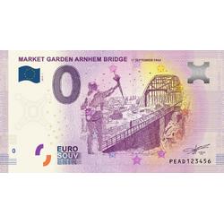 0 Euro Biljet 2019 - Market Garden Arnhem Bridge