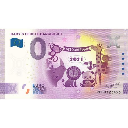0 Euro Biljet 2021 - Babys eerste bankbiljet