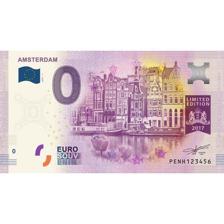 0 Euro Biljet Nederland 2017 - Amsterdam