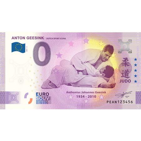 0 Euro biljet 2021 - Anton Geesink