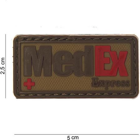 Embleem 3D PVC MedEx Express beige