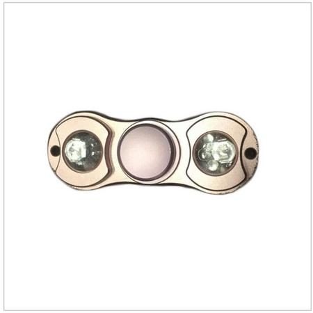 Fidget Spinner met LED verlichting - Hand Spinner Draaier - Stress verminderende Speel Spinner - Stress Spinner - Cube LED 2017 Roze