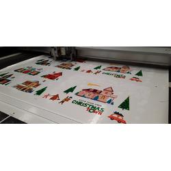 3Motion-Kerstdecoratie- Raamsticker- Build your own christmas town- Transparante Stickers- 2x A2 vel
