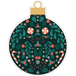 3Motion- Kerstdecoratie- Raamsticker- Kerstbal- Transparante sticker- 45cm diameter