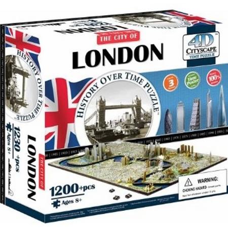 4D Cityscape London 3D-puzzel