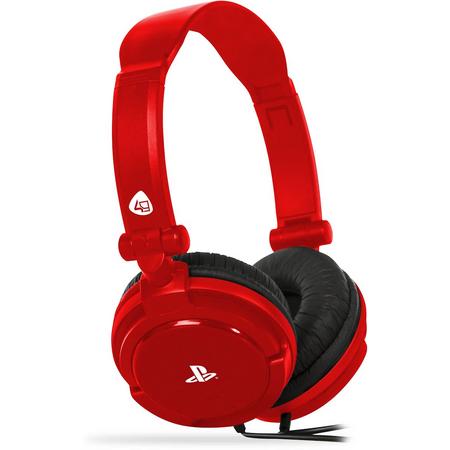 4Gamers PRO4-10 - Gaming Headset - Rood - PS4