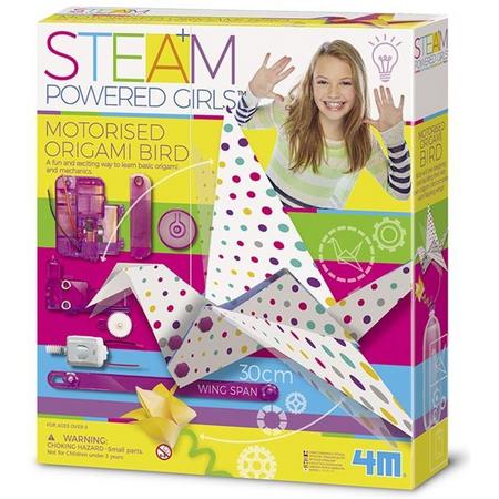 4M Steam: Powered Girls Gemotoriseerde Origamivogel
