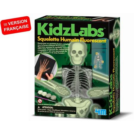 4m Kidzlabs Fluorescerend Skelet 7-delig