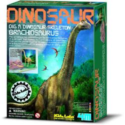 4m Kidzlabs: graaf-je-dinosaurus-op brachiosaurus franstalig